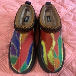 UGG Tazz Pridepop Pride Shearling Platform Slippers - Women's Size 7 (1144231)